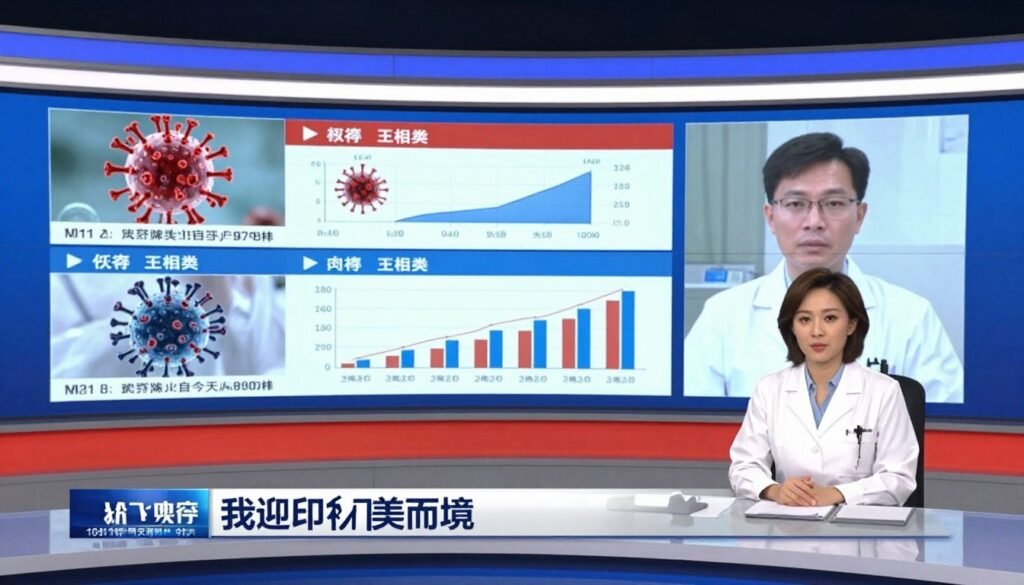 Coronavirus news coverage broadcast