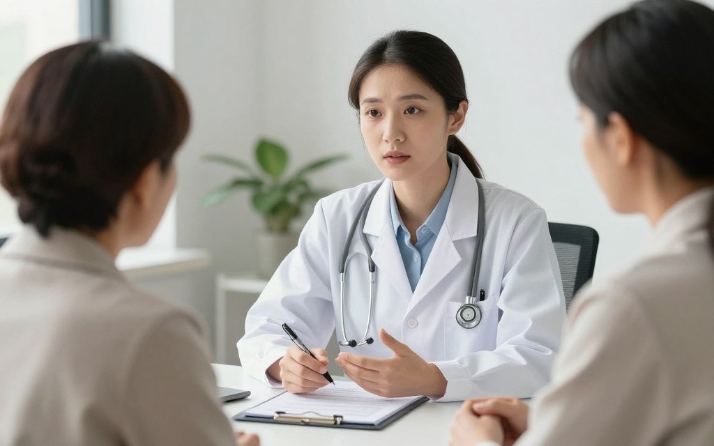 doctor consulting patient about supplement safety and side effects