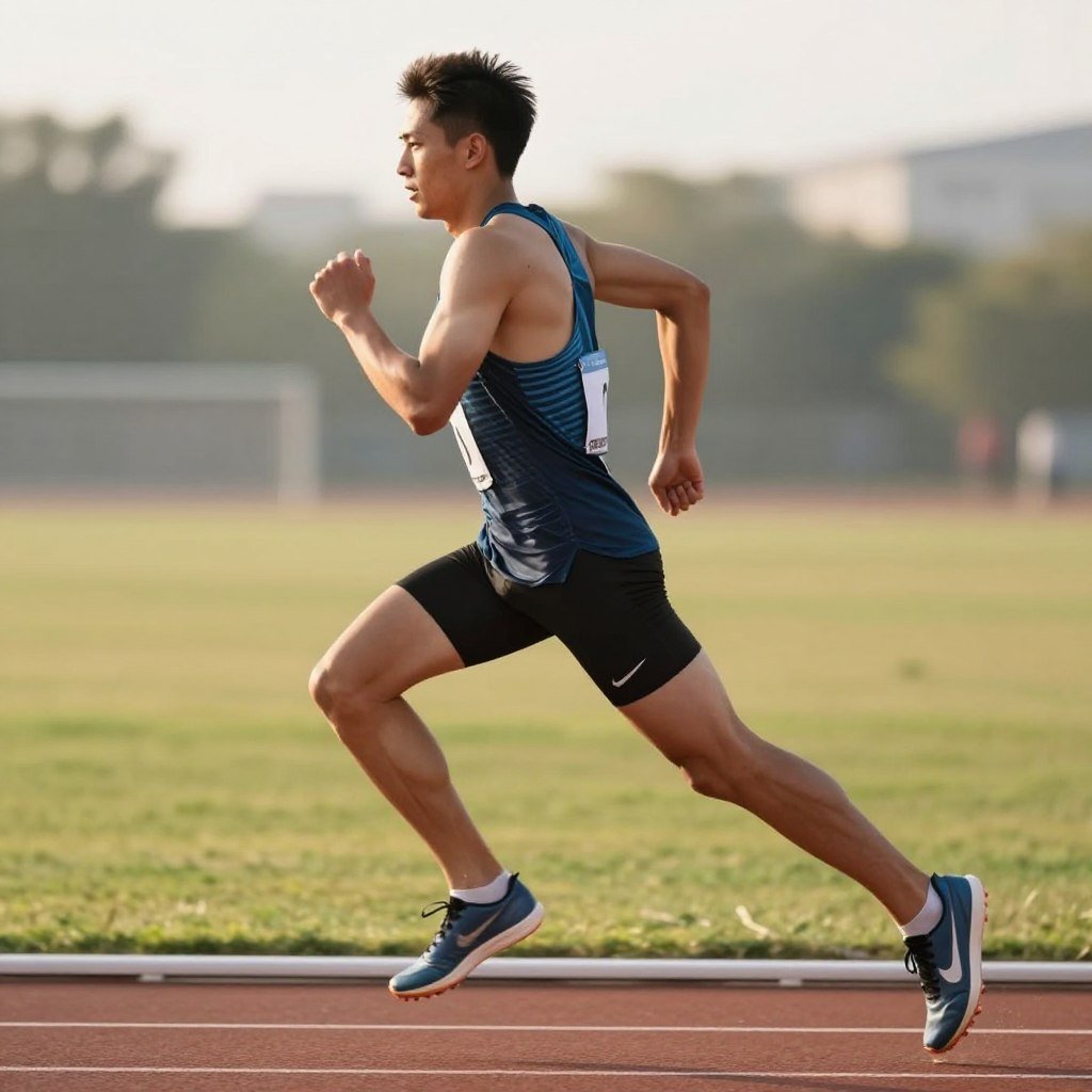 runner demonstrating improved endurance and oxygen delivery