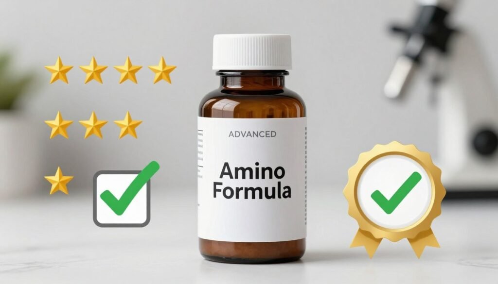 Advanced amino formula final recommendation with thumbs up approval