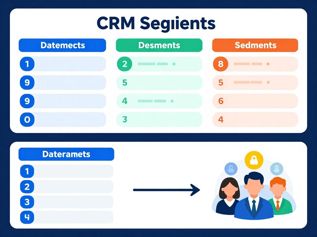 Contact segmentation visualization showing different audience groups