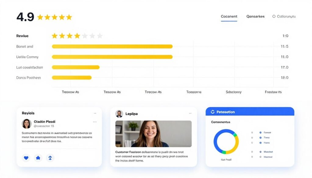 Customer satisfaction rating chart for KlickTipp platform
