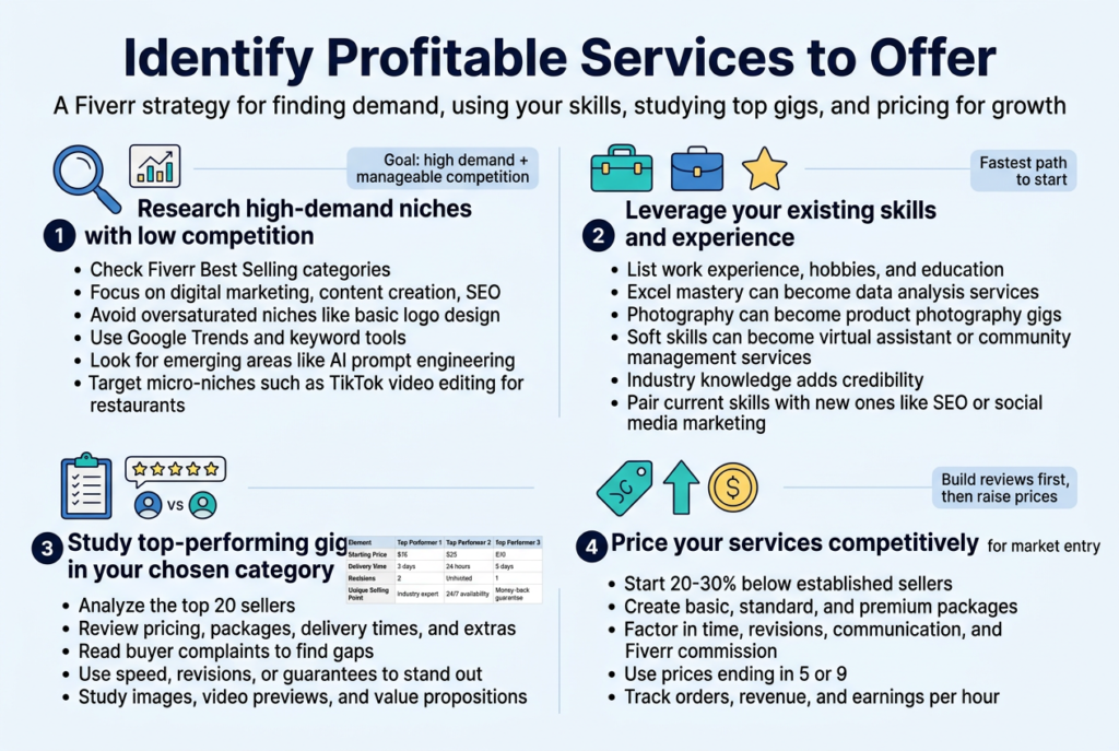 identify profitable services to offer
