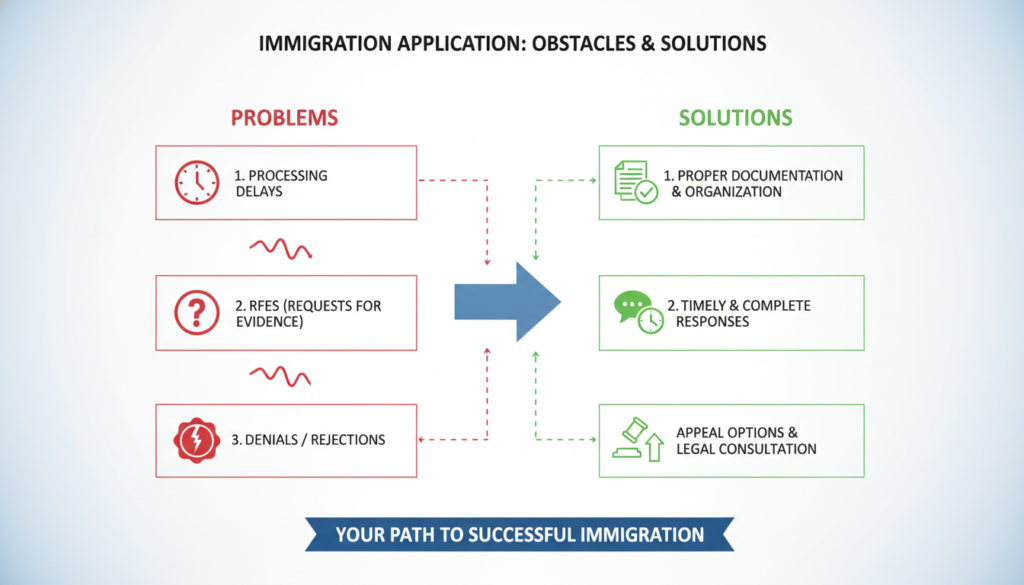 Immigration application challenges and how to overcome them