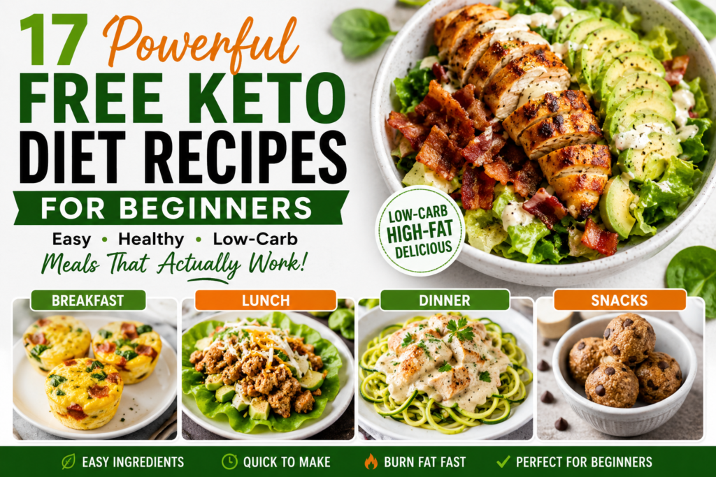 17 Powerfull Free Keto Diet Recipes 