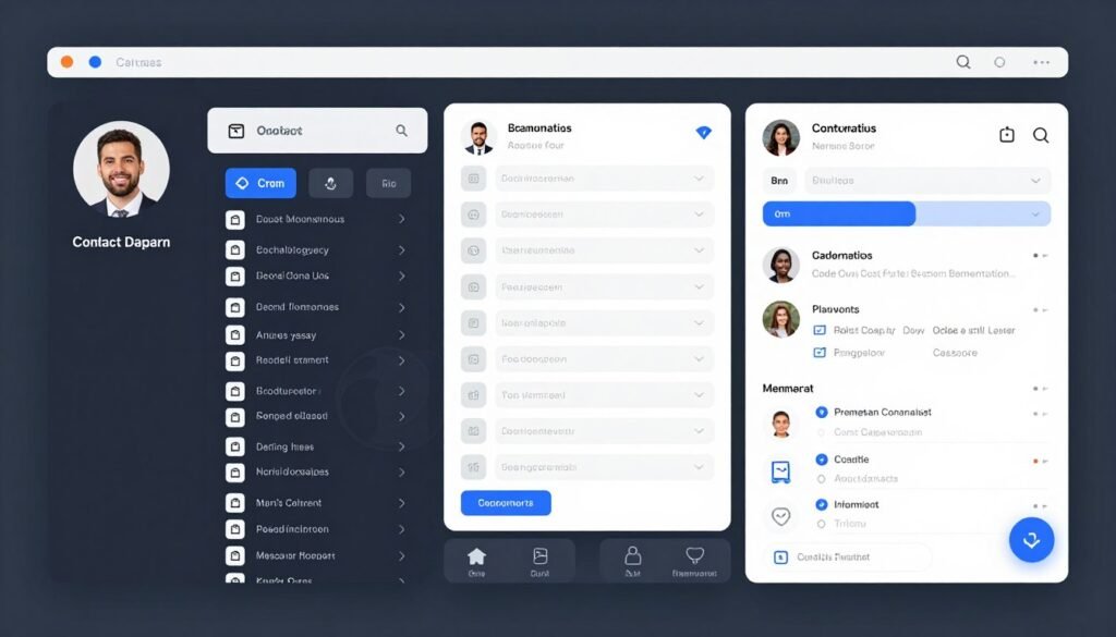 KlickTipp contact profile showing multiple tags and interaction history
