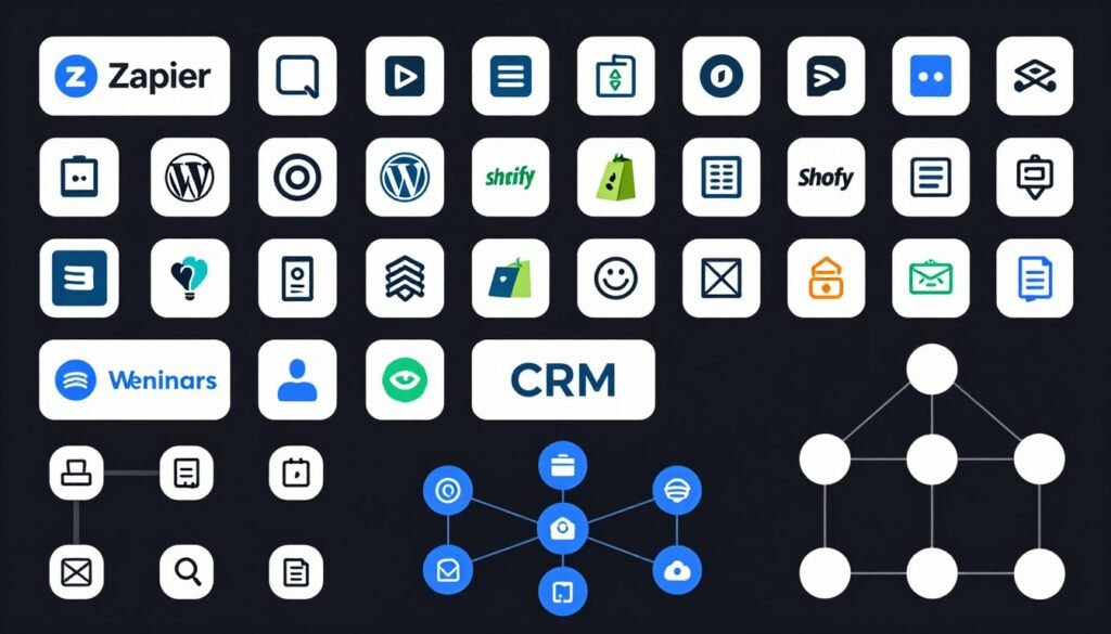 KlickTipp integration partners logos and connected applications