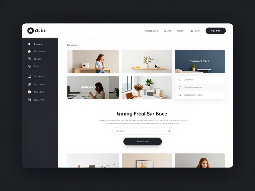 KlickTipp landing page builder with template selection