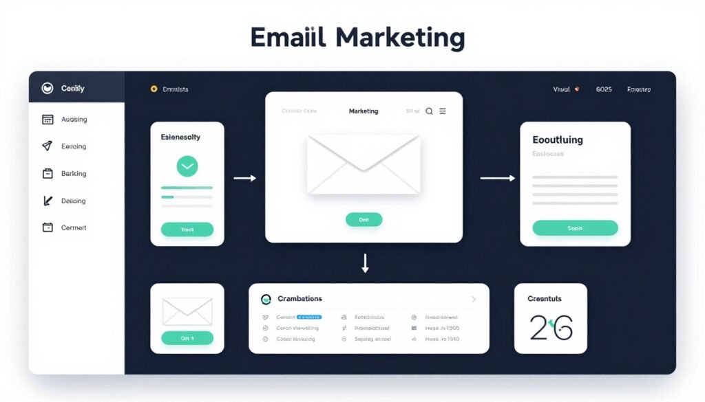 KlickTipp platform overview showing complete email marketing ecosystem