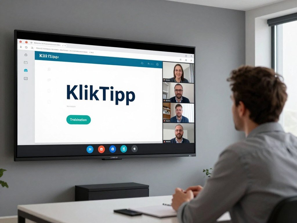 Live Zoom training session for KlickTipp users