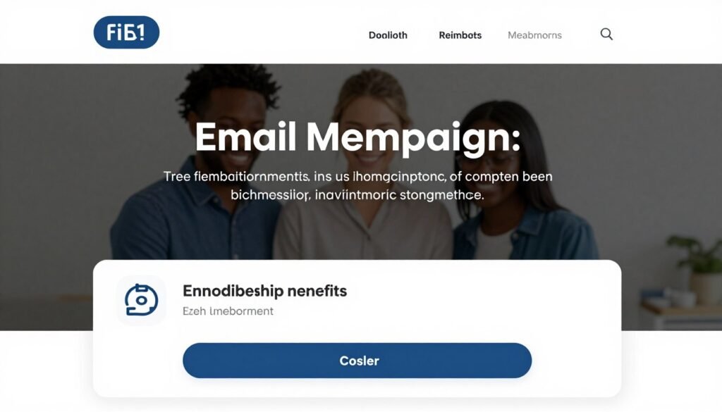 Membership site engagement campaign targeting inactive users