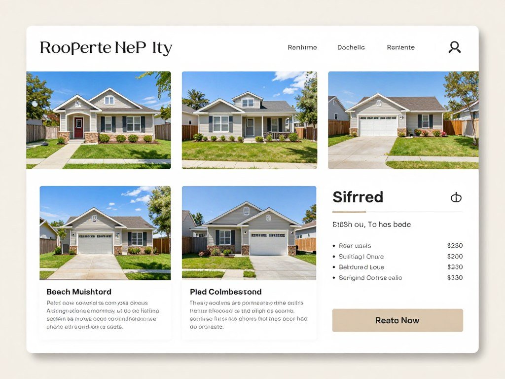 Real estate agent email showcasing new property listings