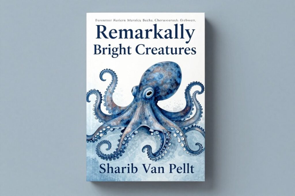 Remarkably Bright Creatures novel book cover with octopus
