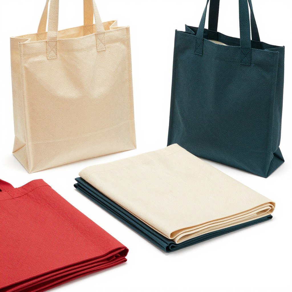 Reusable shopping bags made from recycled materials