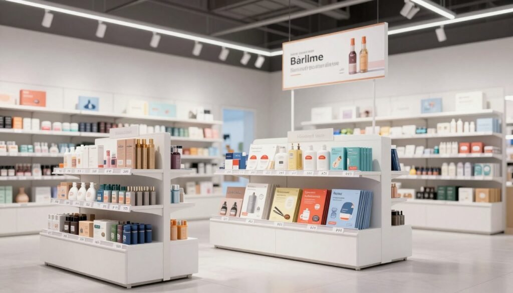 Seasonal trending products arranged by category showing current bestsellers