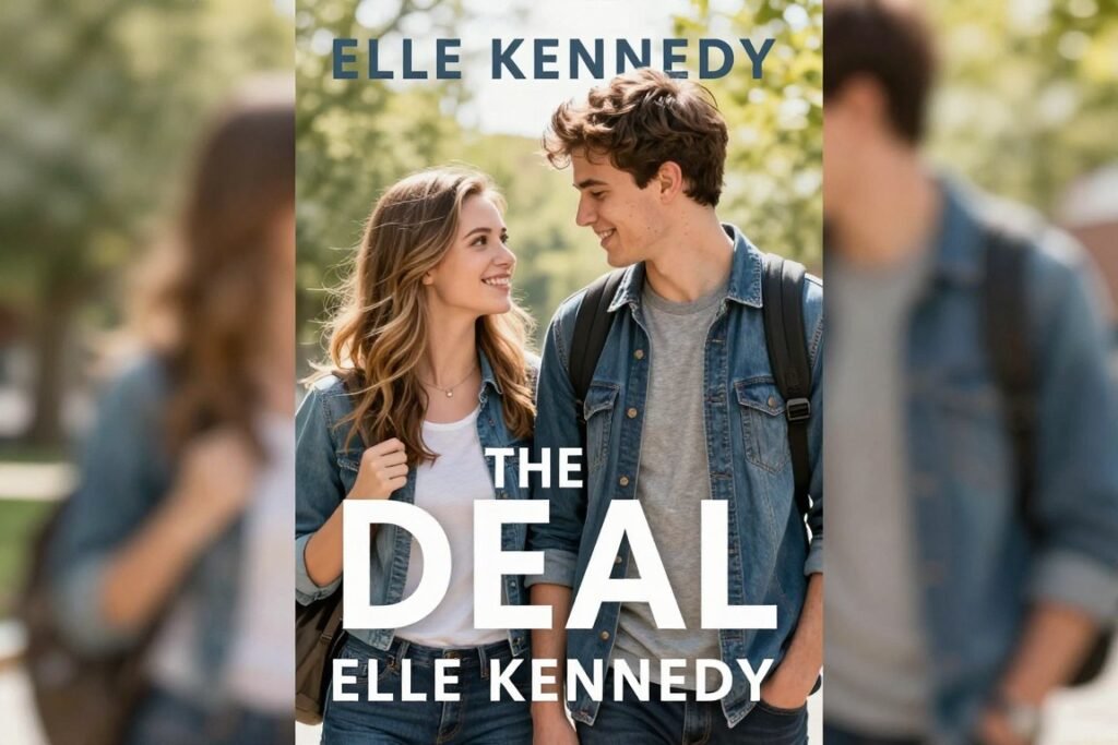 The Deal book cover by Elle Kennedy showing romantic couple