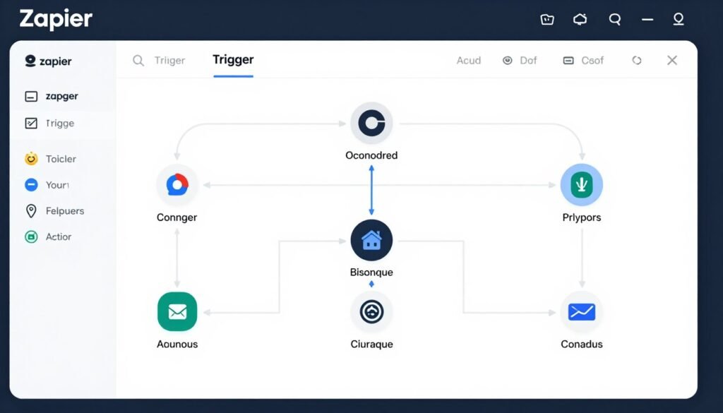 Zapier automation workflow connecting KlickTipp to multiple applications