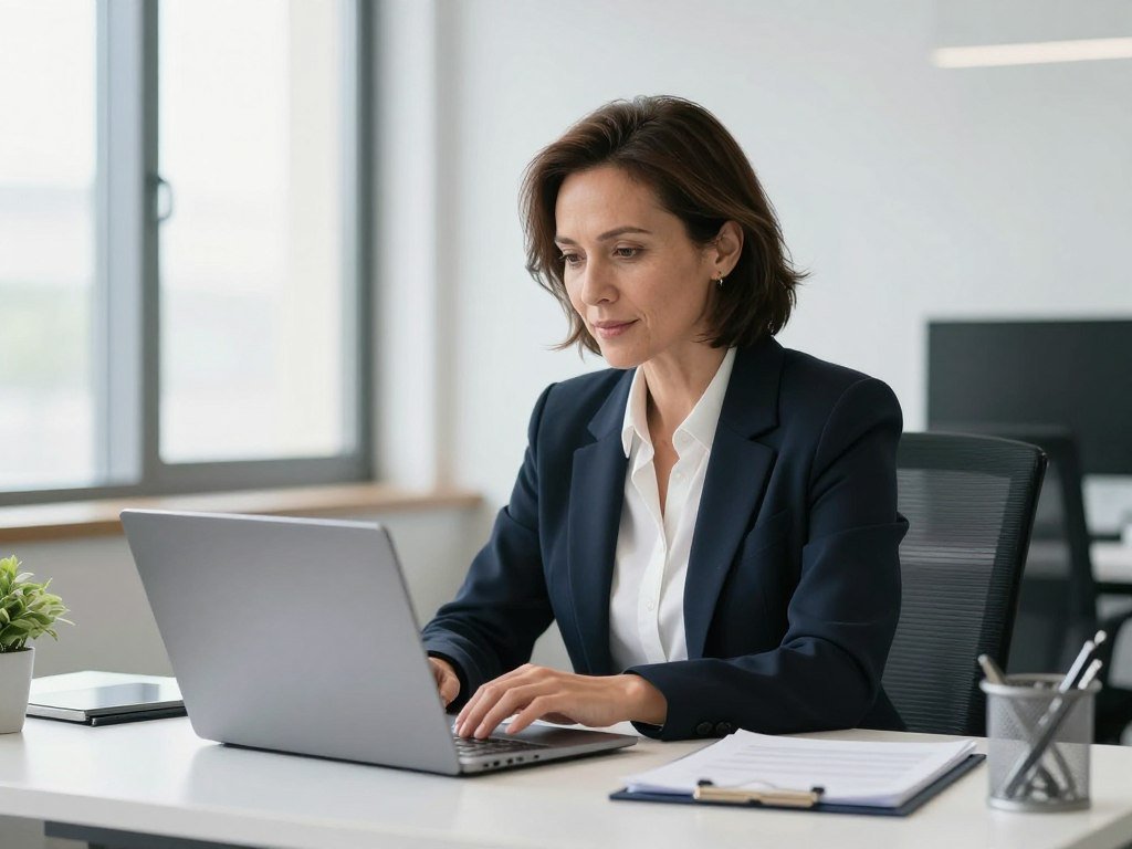 focused professional working efficiently with clear mind focused professional working efficiently with clear mind
