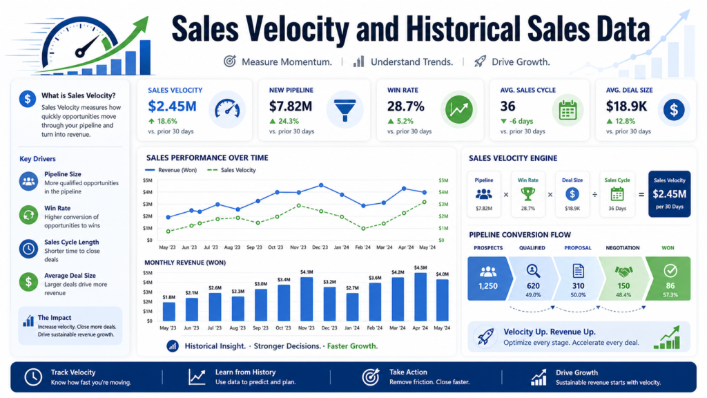 Sales Velocity and Historical Sales Data